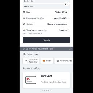 DB Navigator app