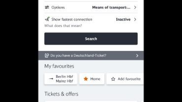 DB Navigator app