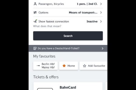 DB Navigator app
